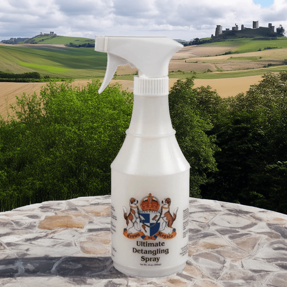 Click to buy Crown Royale Ultimate Detangling Spray – Professional Solution for Tangle-Free Pet Coats Crown Royale Ultimate Detangling Spray, a professional-grade grooming product for effortlessly removing tangles and knots from pet coats