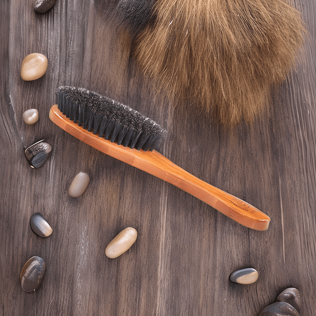 est Dog Grooming Brush – Keep Your Pet’s Coat Smooth and Healthy A high-quality wooden dog grooming brush with natural bristles, perfect for maintaining a healthy and shiny coat.