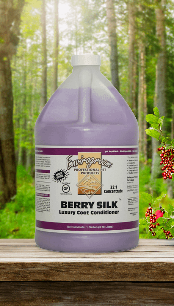 Click to buy Envirogroom Berry Silk Coat Conditioner – Luxury Formula for Soft and Shiny Pet Coats Envirogroom Berry Silk Luxury Coat Conditioner, a professional-grade, gluten-free formula for soft and shiny pet coats. Ideal for enhancing grooming results
